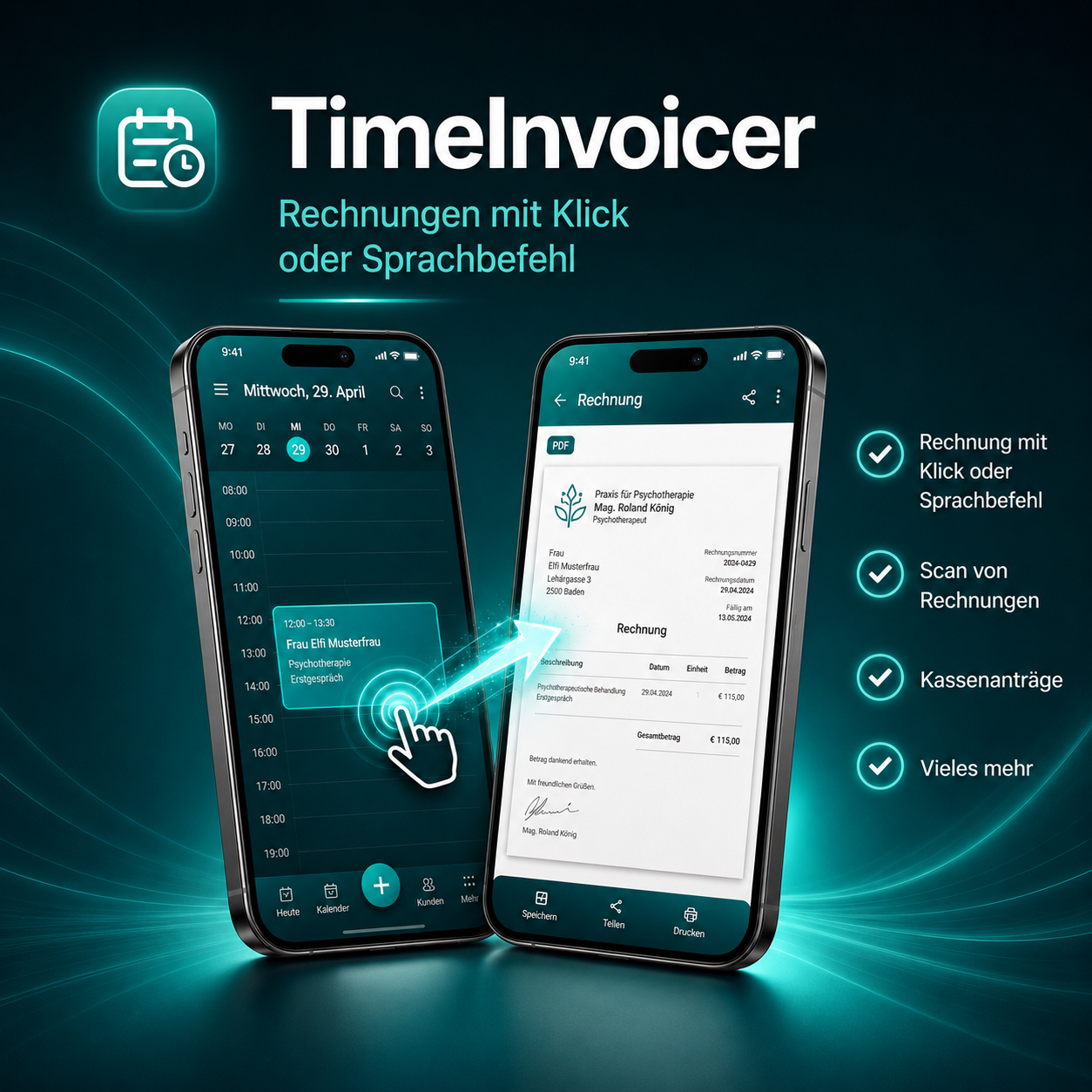 TimeInvoicer-Der Assistent für Deine Praxis